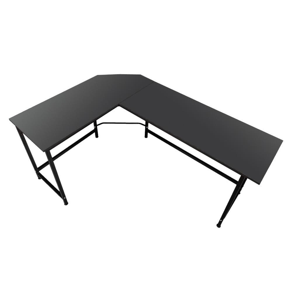 Ktaxon L-Shaped Computer Desk Corner PC Latop Table Study Office Workstation Black - Image 4