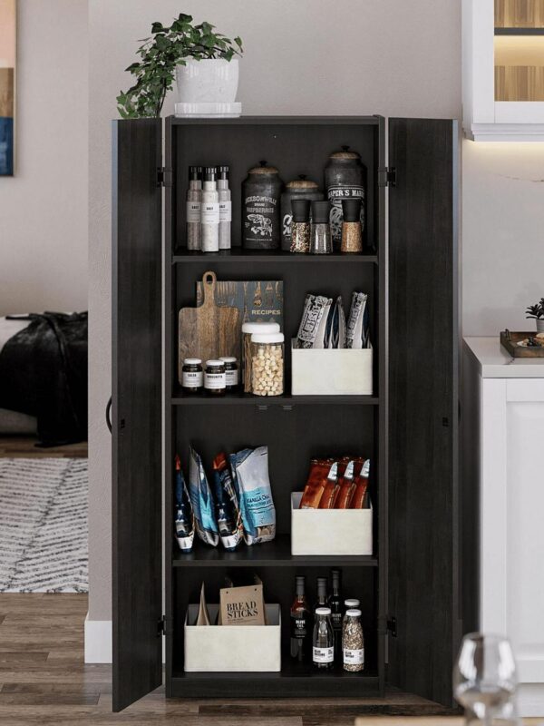 Mainstays 60  2 Door Storage Cabinet, Espresso