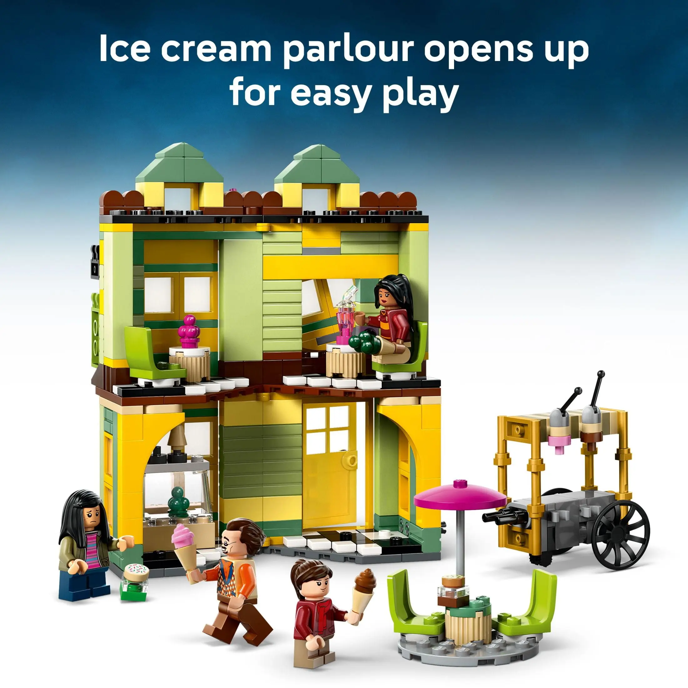 LEGO Harry Potter Quality Quidditch Supplies & Ice Cream Parlour - Kids Toy - Diagon Alley Building Set for Boys and Girls 8+ - Harry Potter Collectible - Gift Idea for Birthdays - 76452 - Image 4