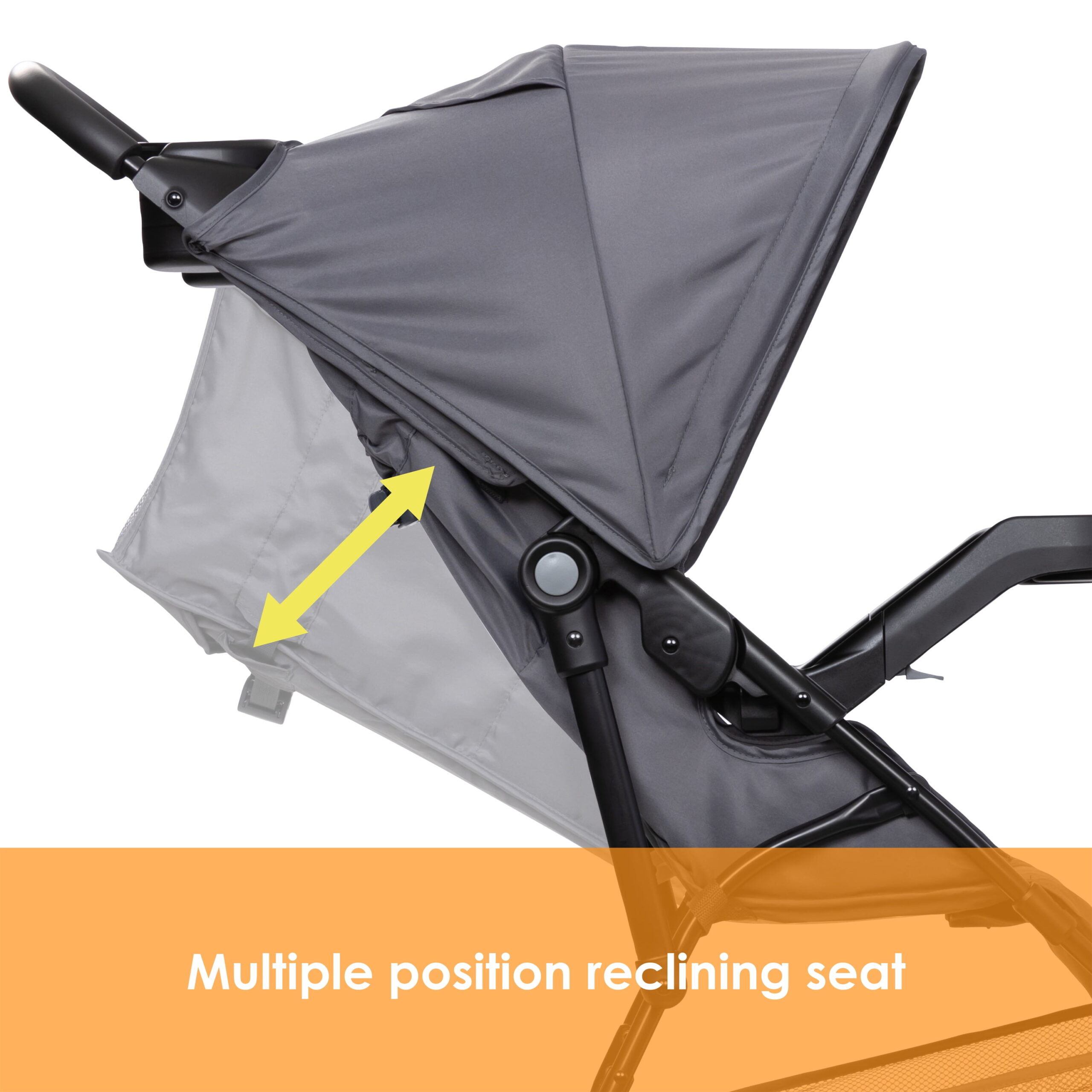 Baby Trend Venture 3-Wheel Stroller Travel System, Stellar Grey - Image 2