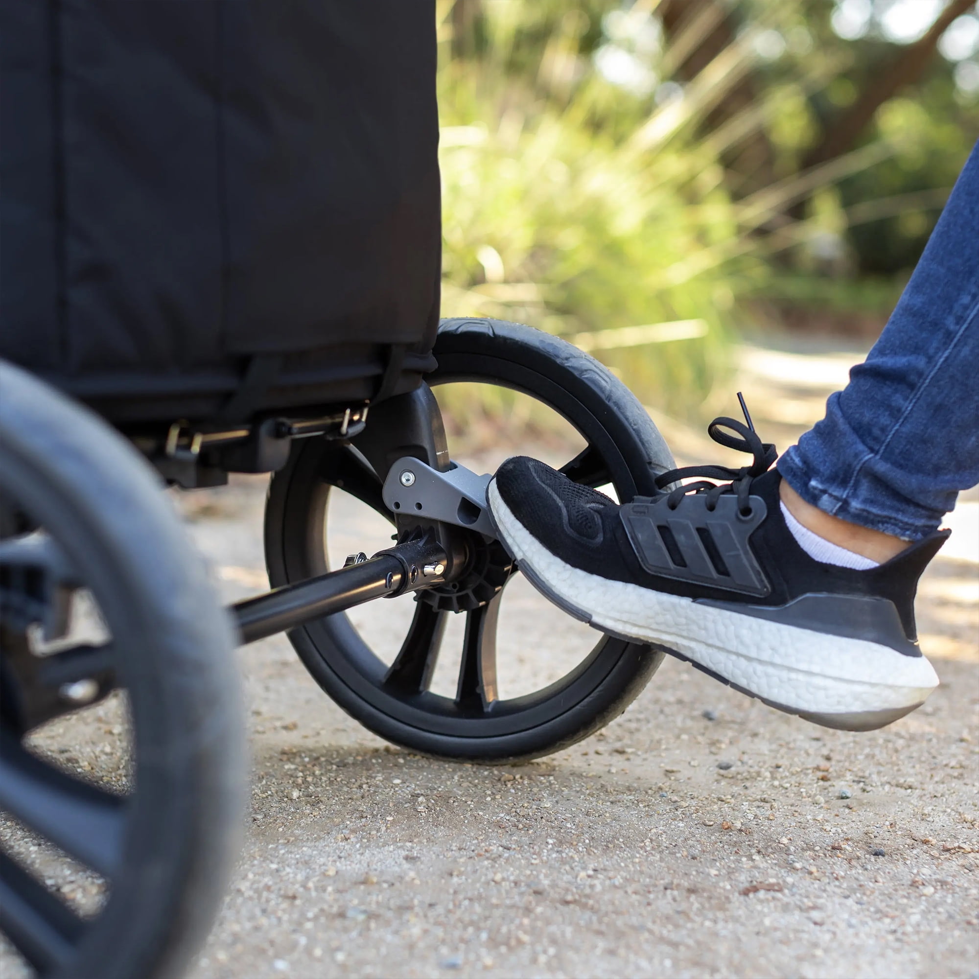 Baby Trend Navigator 2-in-1 Stroller Wagon with Dual Canopy - Dash Blue - Image 6