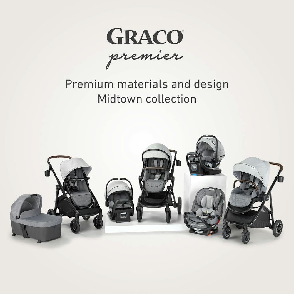 Graco Premier Modes Nest2Grow Stroller Second Seat, Midtown, Grey - Image 6