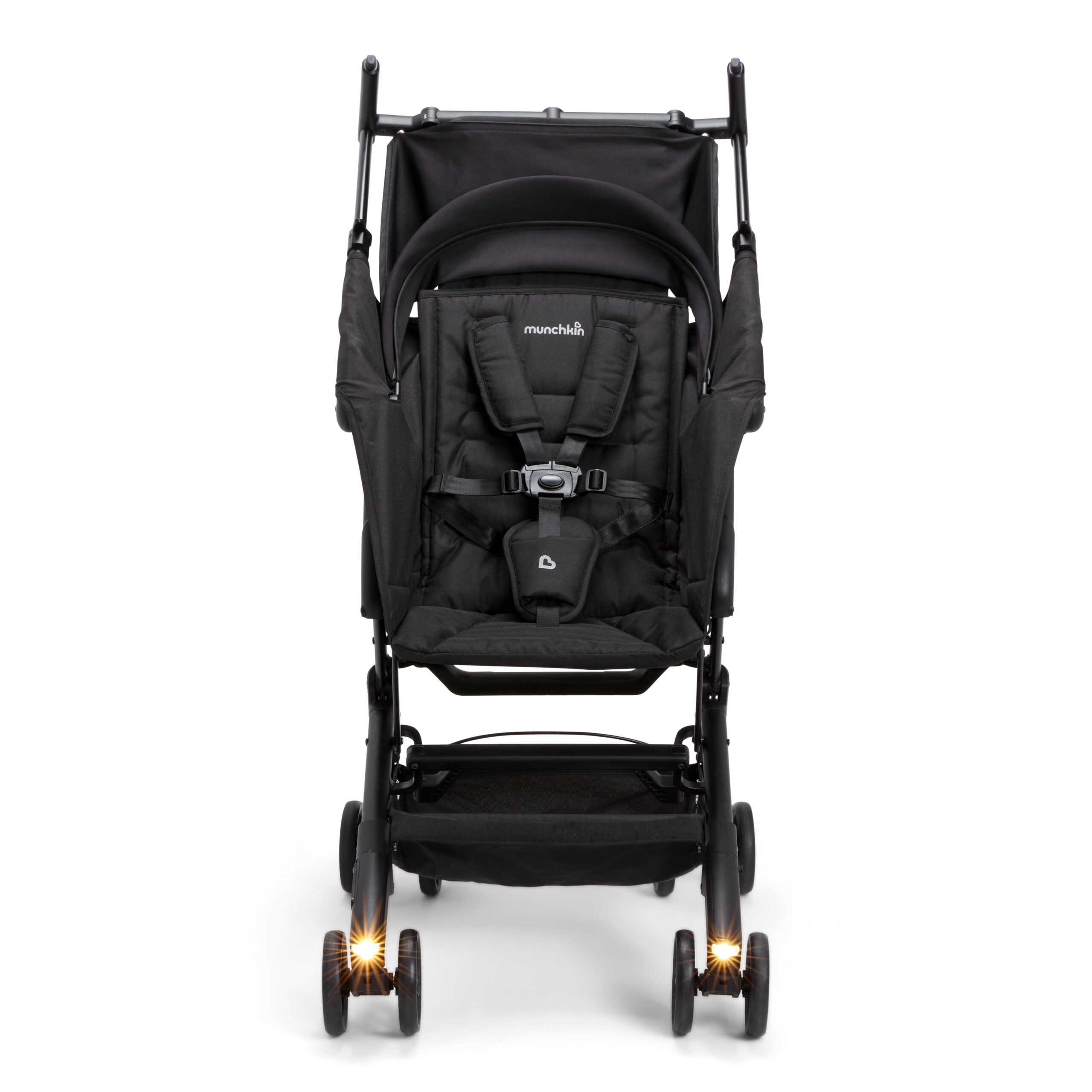 Munchkin Night Owl™ Folding Ultra Compact Travel Baby & Toddler Stroller with Lights, Black, Unisex - Image 6