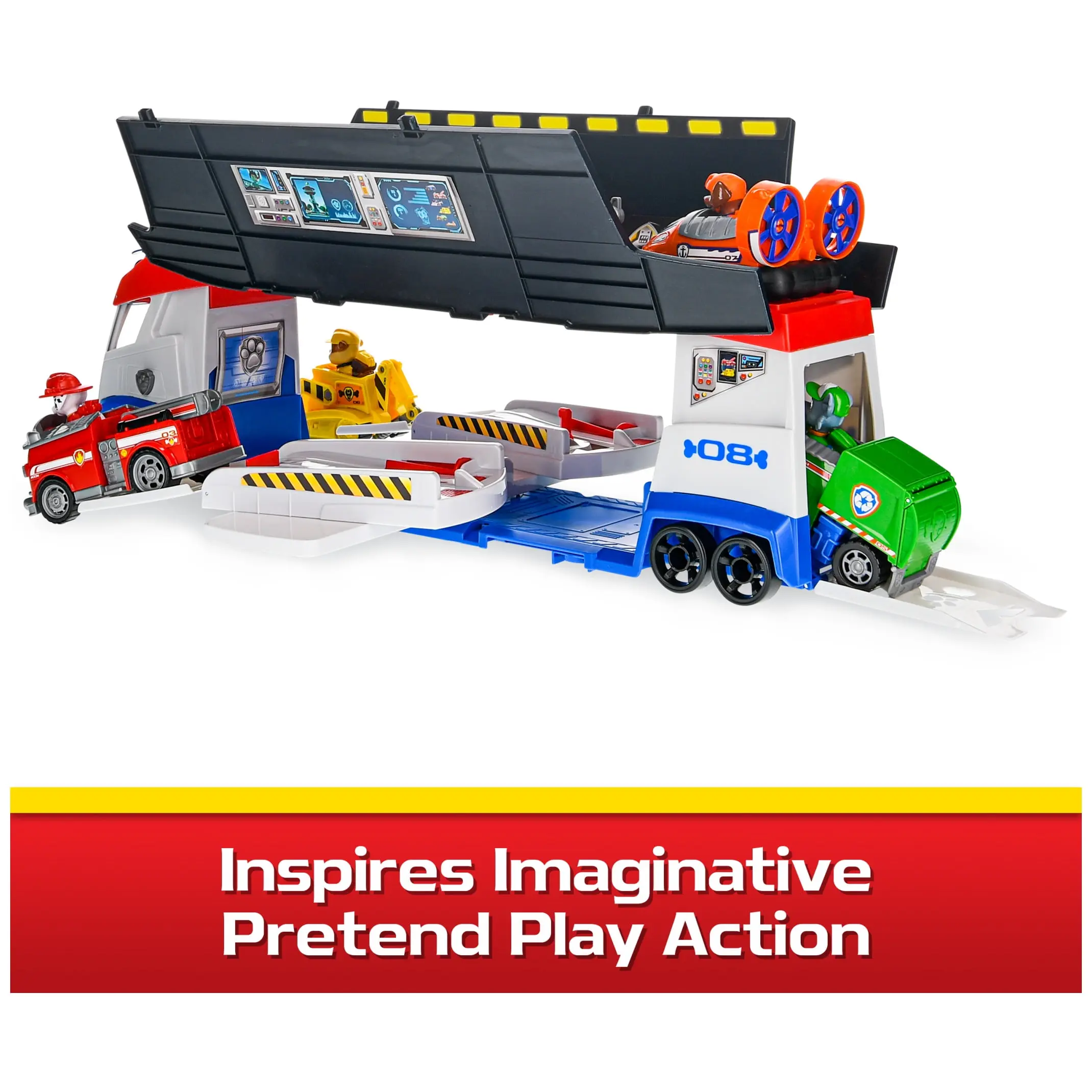 PAW Patrol, PAW Patroller Playset with 7 Figures and 7 Vehicles, for Kids Ages 3+, Toddler Toys - Image 7