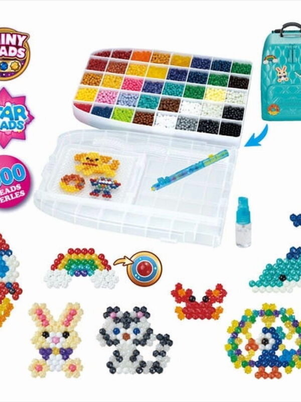 Aquabeads Deluxe Craft Backpack, Complete Arts & Crafts Bead Kit for Children - Over 1,000 Beads