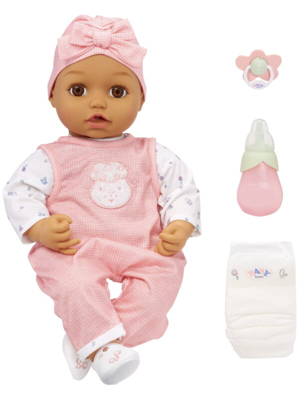Baby Born My Real Baby Doll Ava, Light Brown Eyes, Soft-Bodied, Kids Ages 3+, Sounds, Drinks & Wets, Cries
