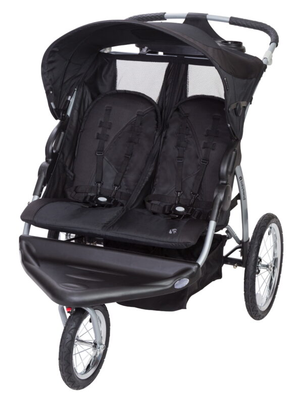 Baby Trend Expedition Double Jogging Stroller, Black