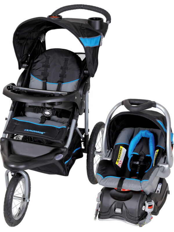 Baby Trend Expedition Travel System Stroller, Millennium Blue