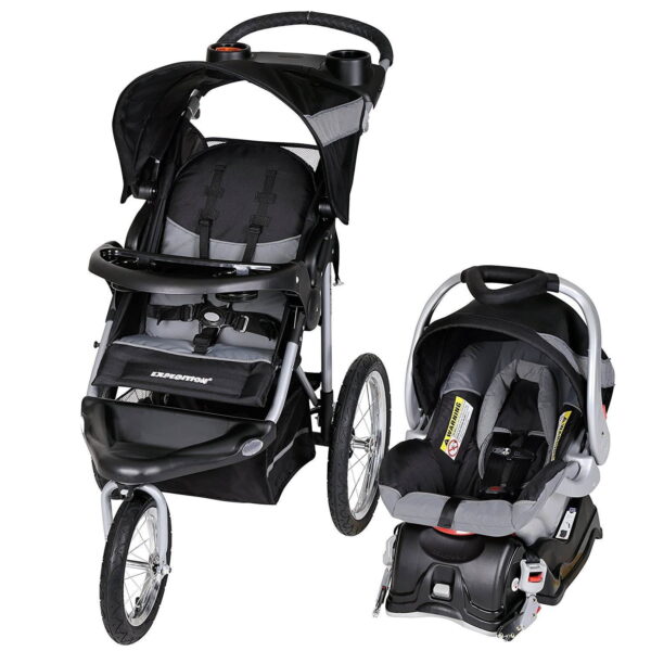 Baby Trend Expedition Travel System Stroller, Millennium White