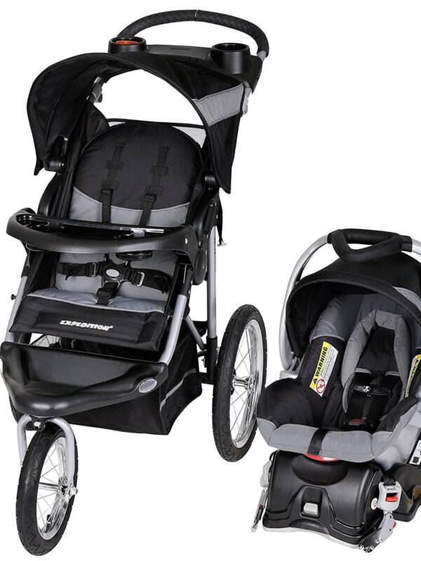 Baby Trend Expedition Travel System Stroller, Millennium White