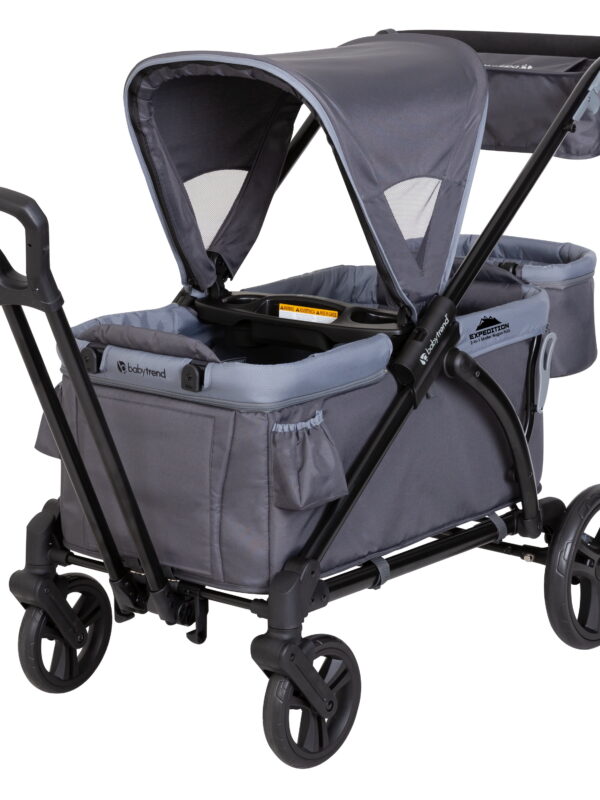 Baby Trend Expedition Expedition 2-in-1 Stroller Wagon Plus, Ultra Grey