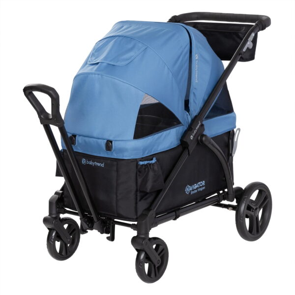Baby Trend Navigator 2-in-1 Stroller Wagon with Dual Canopy - Dash Blue