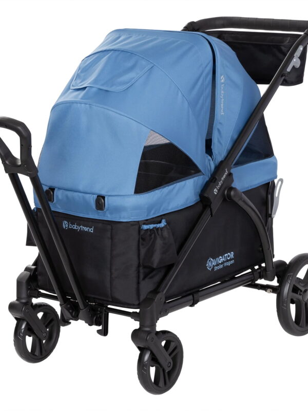 Baby Trend Navigator 2-in-1 Stroller Wagon with Dual Canopy - Dash Blue