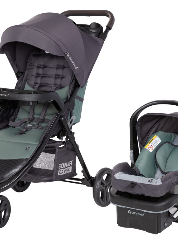 Baby Trend Sonar Cargo 3-Wheel Travel System with EZ-Lift™ 35 PLUS Infant Car Seat - Desert Sage
