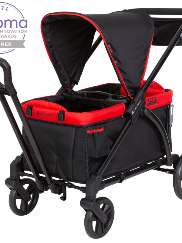 Baby Trend Tour 2-in-1 Stroller Wagon - Mars Red - Red