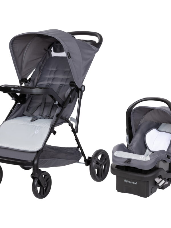 Baby Trend Venture 4-Wheel Stroller Travel System - Desert Grey - Grey