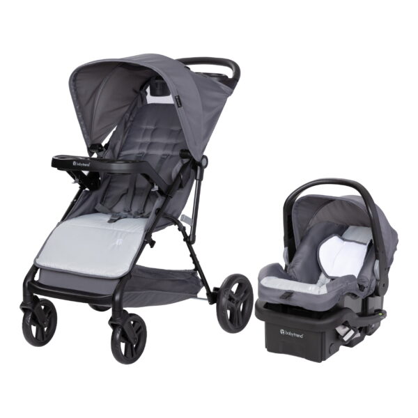 Baby Trend Venture 4-Wheel Stroller Travel System - Desert Grey - Grey