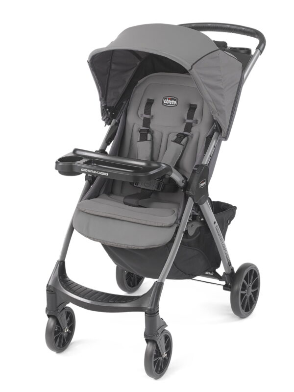 Chicco Mini Bravo Plus Lightweight Stroller - Graphite (Grey), New