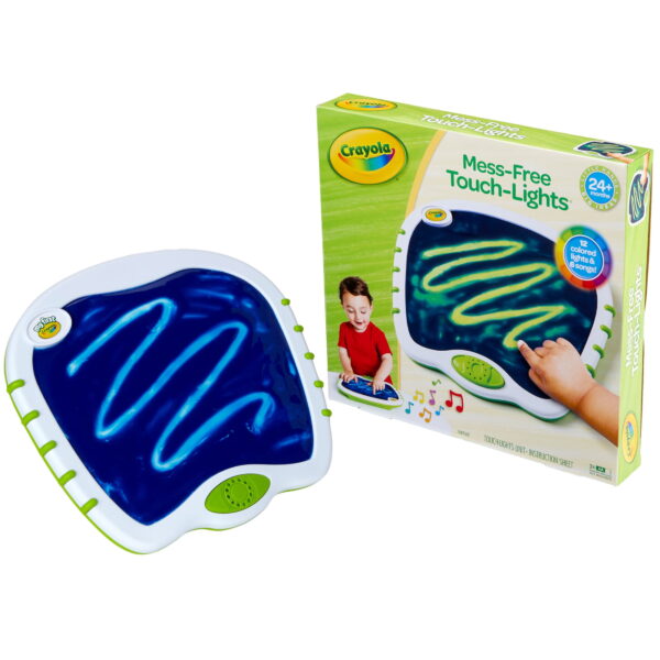 Crayola Touch Lights, Musical Doodle Board, Multi Sensory Light Up Toy, Holiday & Christmas Gift for Toddlers, Ages 2 & Up
