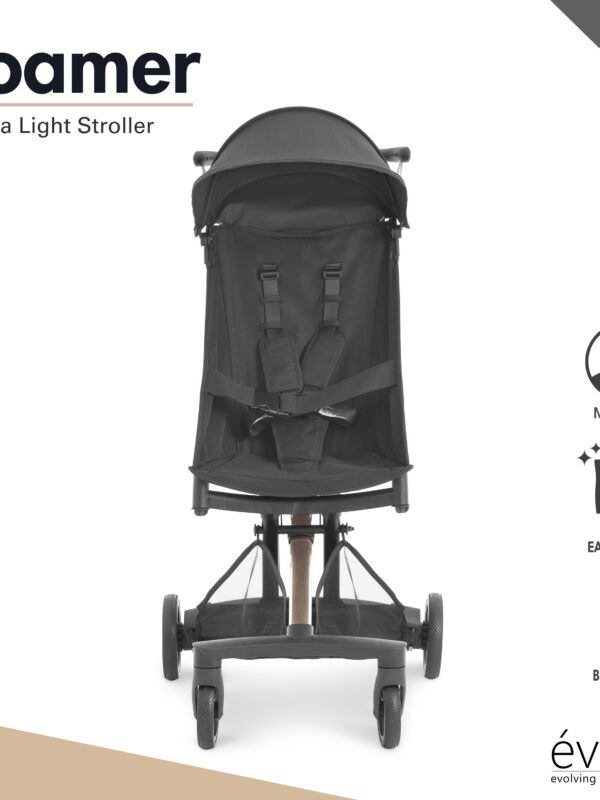 Evolur Roamer Ultra Light Stroller, Gold Black