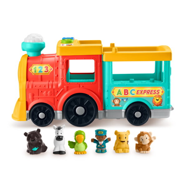 Fisher-Price Little People Big ABC Animal Train Toddler Learning Vehicle Playset, Child 1+ Years, 19.29in