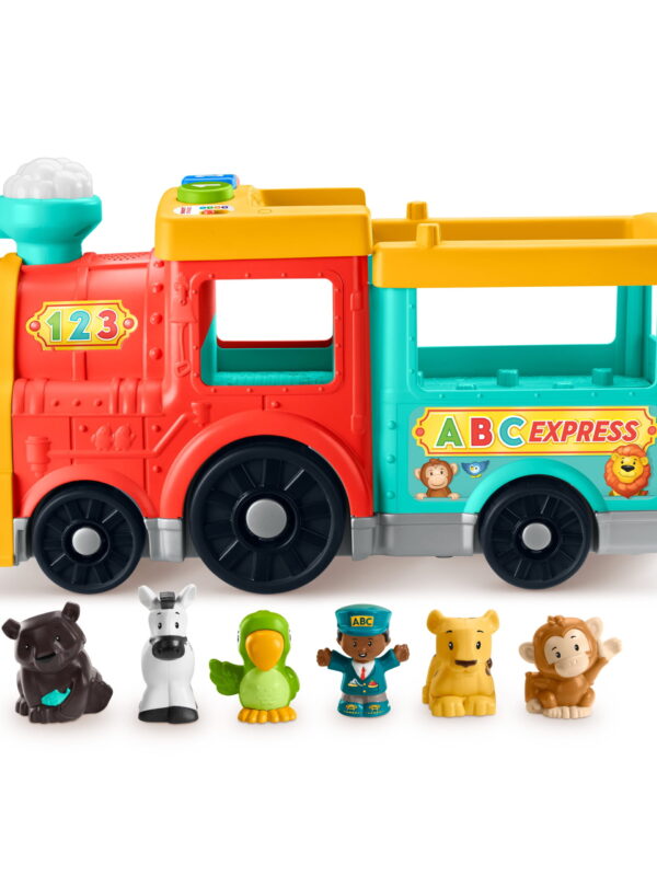Fisher-Price Little People Big ABC Animal Train Toddler Learning Vehicle Playset, Child 1+ Years, 19.29in