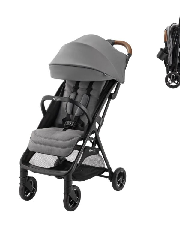 Graco Ready2Jet Compact Stroller, Kingston, Grey