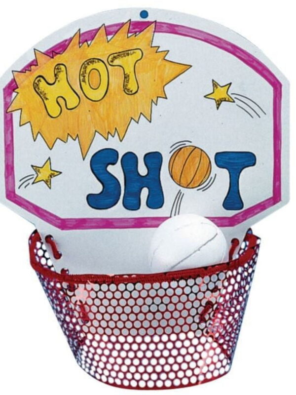 Hot Shot Basketball Craft Kit (Pack of 50)