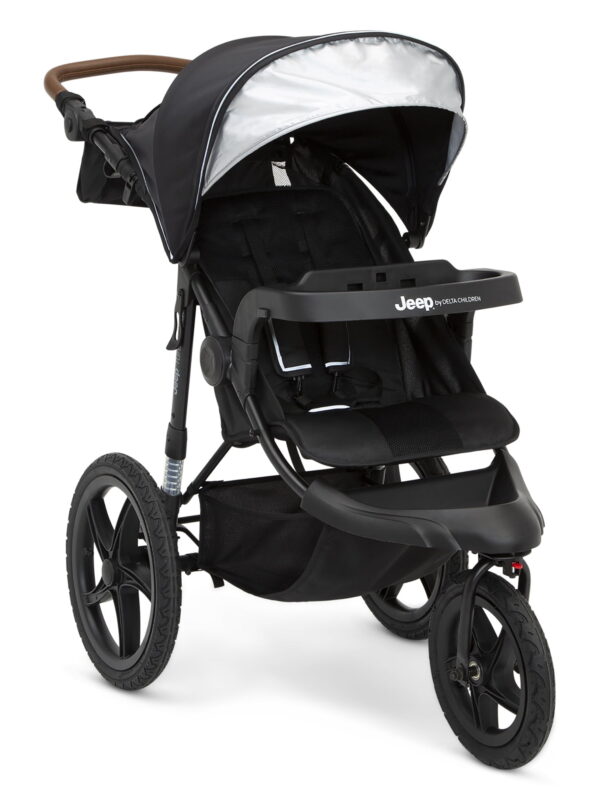 Jeep TurboGlyde Jogging Stroller by Delta Children, Black