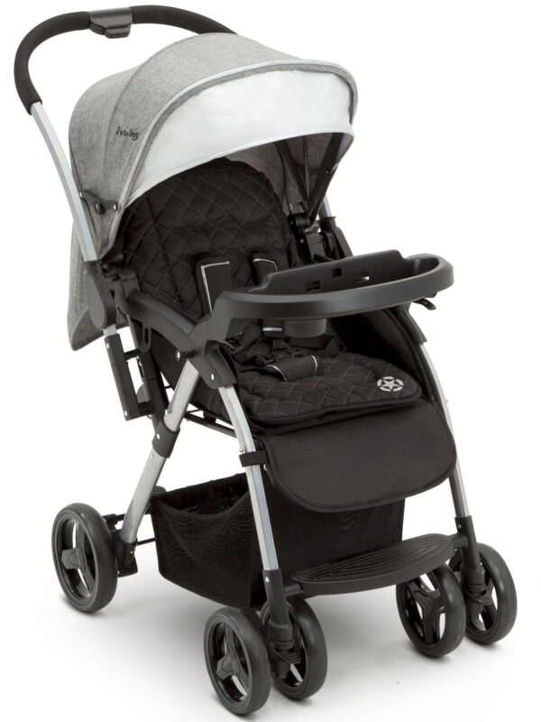 Jeep Unlimited Reversible Handle Stroller, Grey Tweed