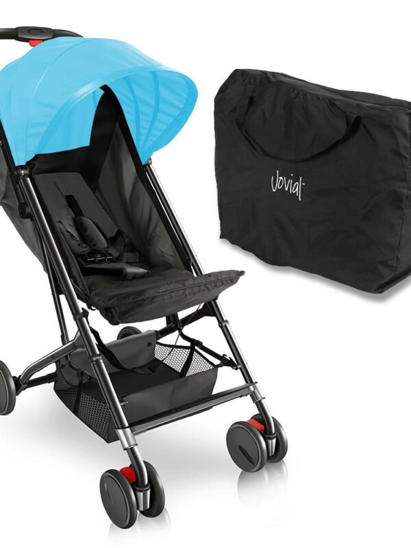 Jovial JPC18BL Umbrella Stroller, Solid Print Blue