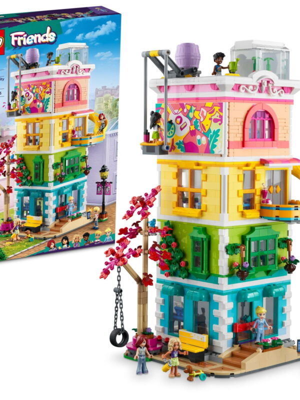 LEGO Friends Heartlake City Community Center 41748 Building Toy Set; Creative Challenge for Ages 9+, includes 6 Mini-Dolls, a Pet Dog and Lots of Accessories, a Fun Gift for Kids who Love Role Play