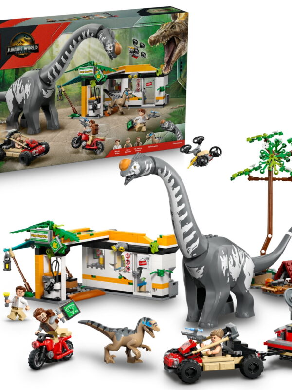 LEGO Jurassic World Raptor & Titanosaurus Tracking Mission Kids Toy - Building and Learning Toy for Pretend Play - Dinosaur Action Figures for Boys & Girls, Ages 7+ - Gift Idea for Birthdays -76973