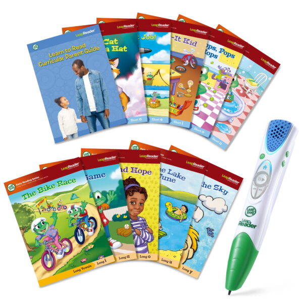 LeapFrog LeapReader Learn-to-Read 10-Book Mega Pack Plastic, Paper with Accessories, Baby and Toddler Toys