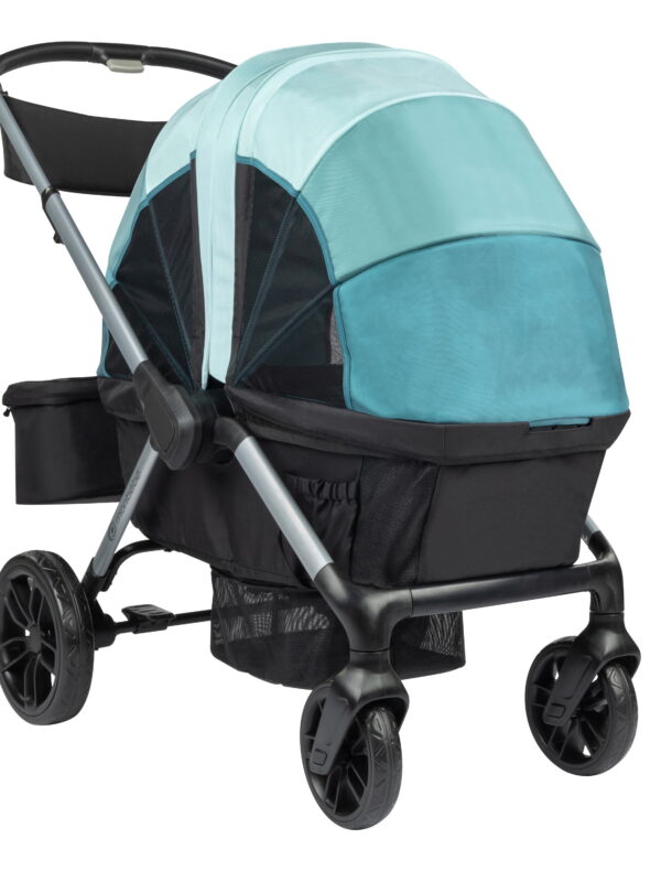 Monbebe Everyday Outings Wagon Stoller, Watercolor Geo, Toddler, Unisex