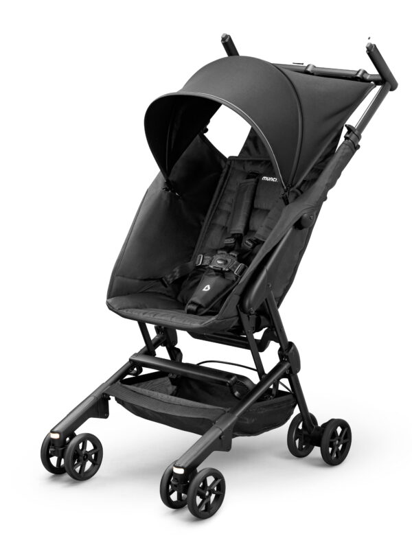 Munchkin Night Owl™ Folding Ultra Compact Travel Baby & Toddler Stroller with Lights, Black, Unisex