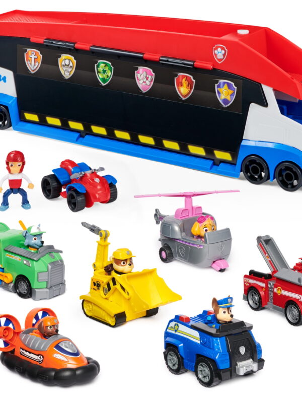 PAW Patrol, PAW Patroller Playset with 7 Figures and 7 Vehicles, for Kids Ages 3+, Toddler Toys