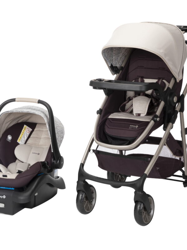 Safety 1st Deluxe Grow and Go Flex 8-in-1 Travel System, Dunes Edge, Infant