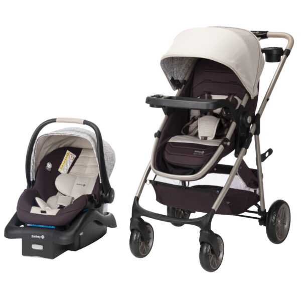 Safety 1st Deluxe Grow and Go Flex 8-in-1 Travel System, Dunes Edge, Infant