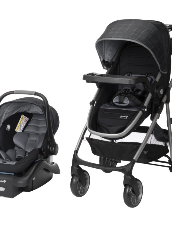 Safety 1st Deluxe Grow and Go Flex 8-in-1 Travel System, High Street, Infant