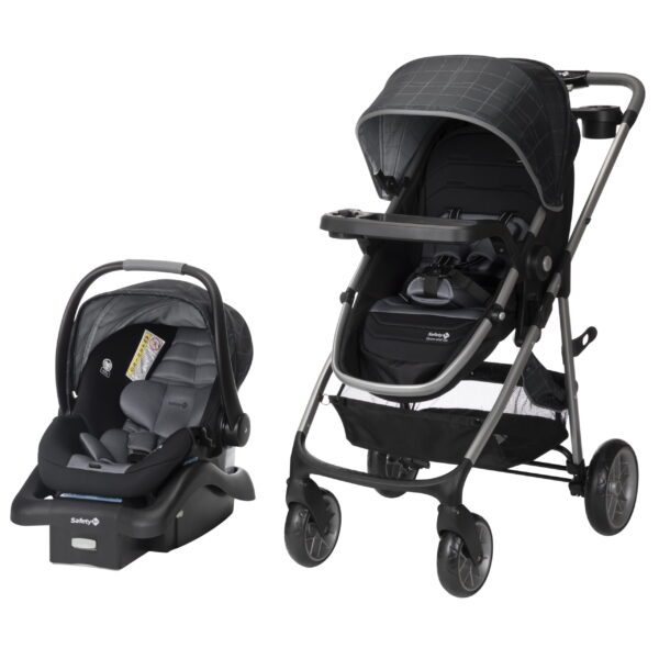 Safety 1st Deluxe Grow and Go Flex 8-in-1 Travel System, High Street, Infant