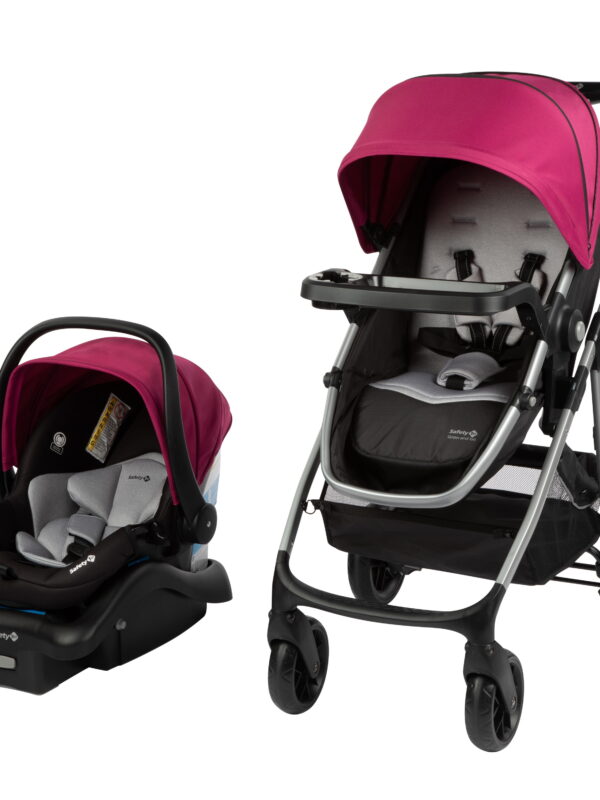 Safety 1st Grow and Go Flex 8-in-1 Modular Travel System, Orchid Bloom, Toddler, Unisex