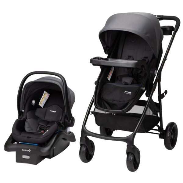 Safety 1st Grow and Go Sprint Modular Travel System Stroller with Rear-Facing Infant Car Seat, Alloy