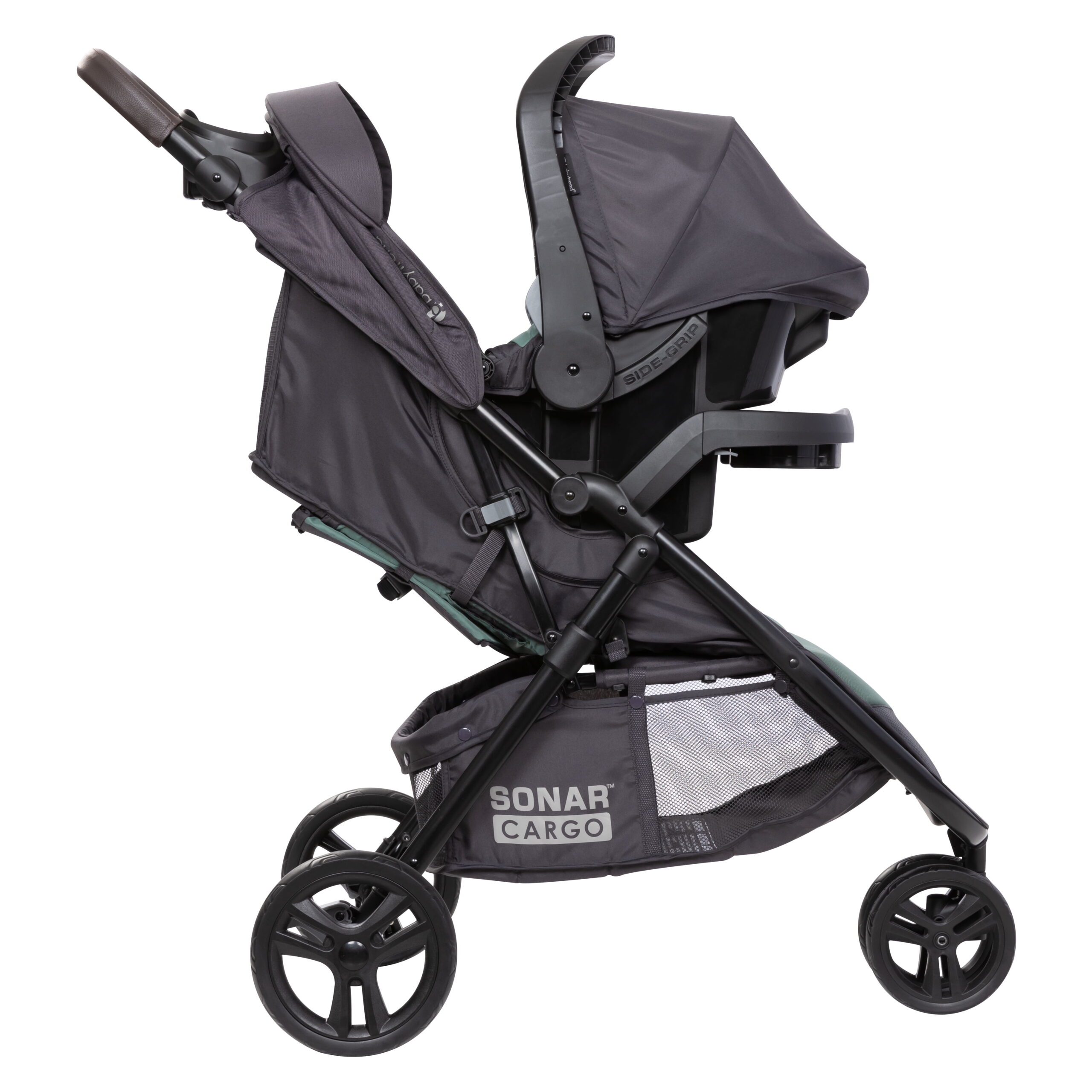 Baby Trend Sonar Cargo 3-Wheel Travel System with EZ-Lift™ 35 PLUS Infant Car Seat - Desert Sage - Image 4