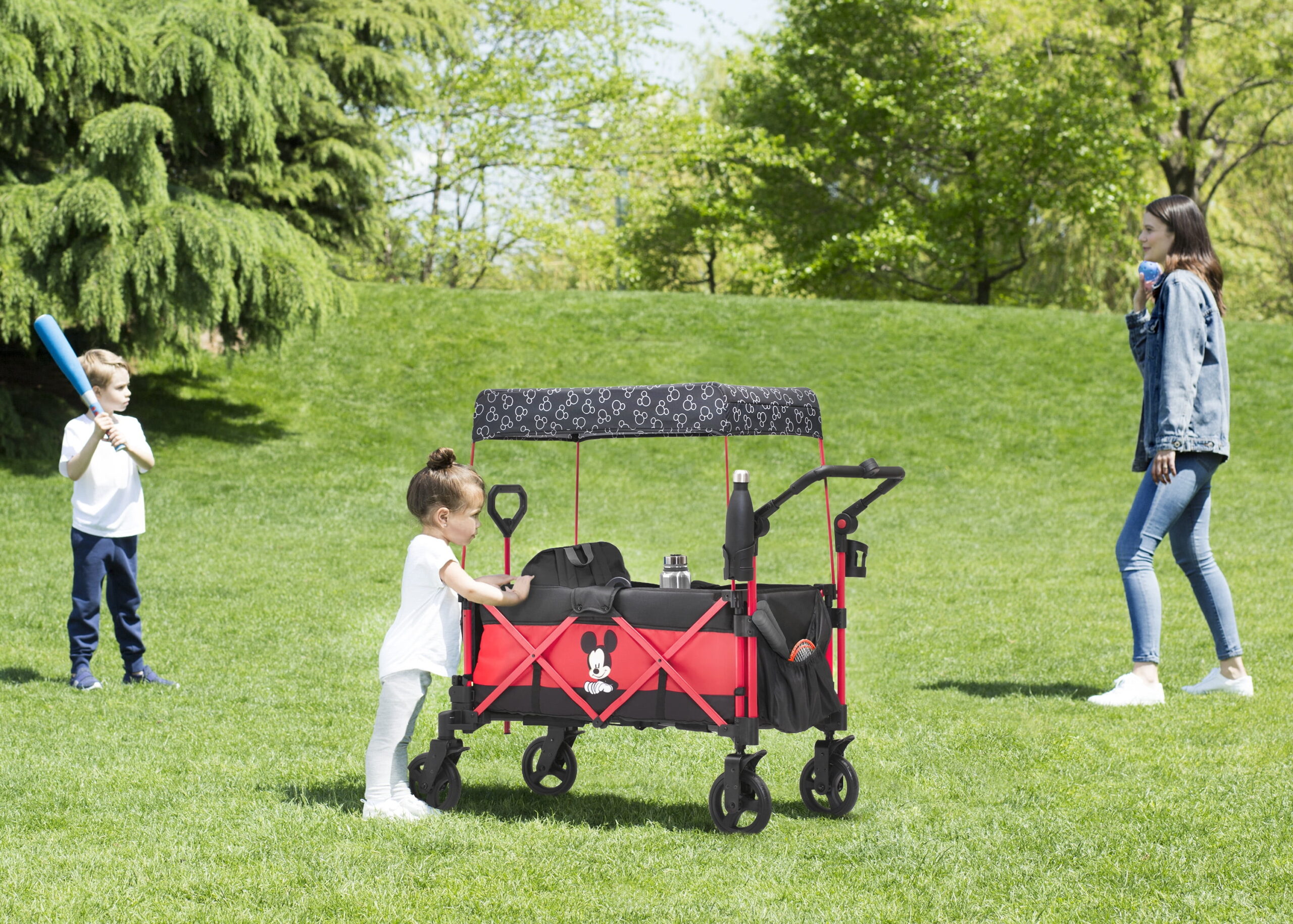 Disney Mickey Mouse Stroller Wagon by Delta Children - Image 4