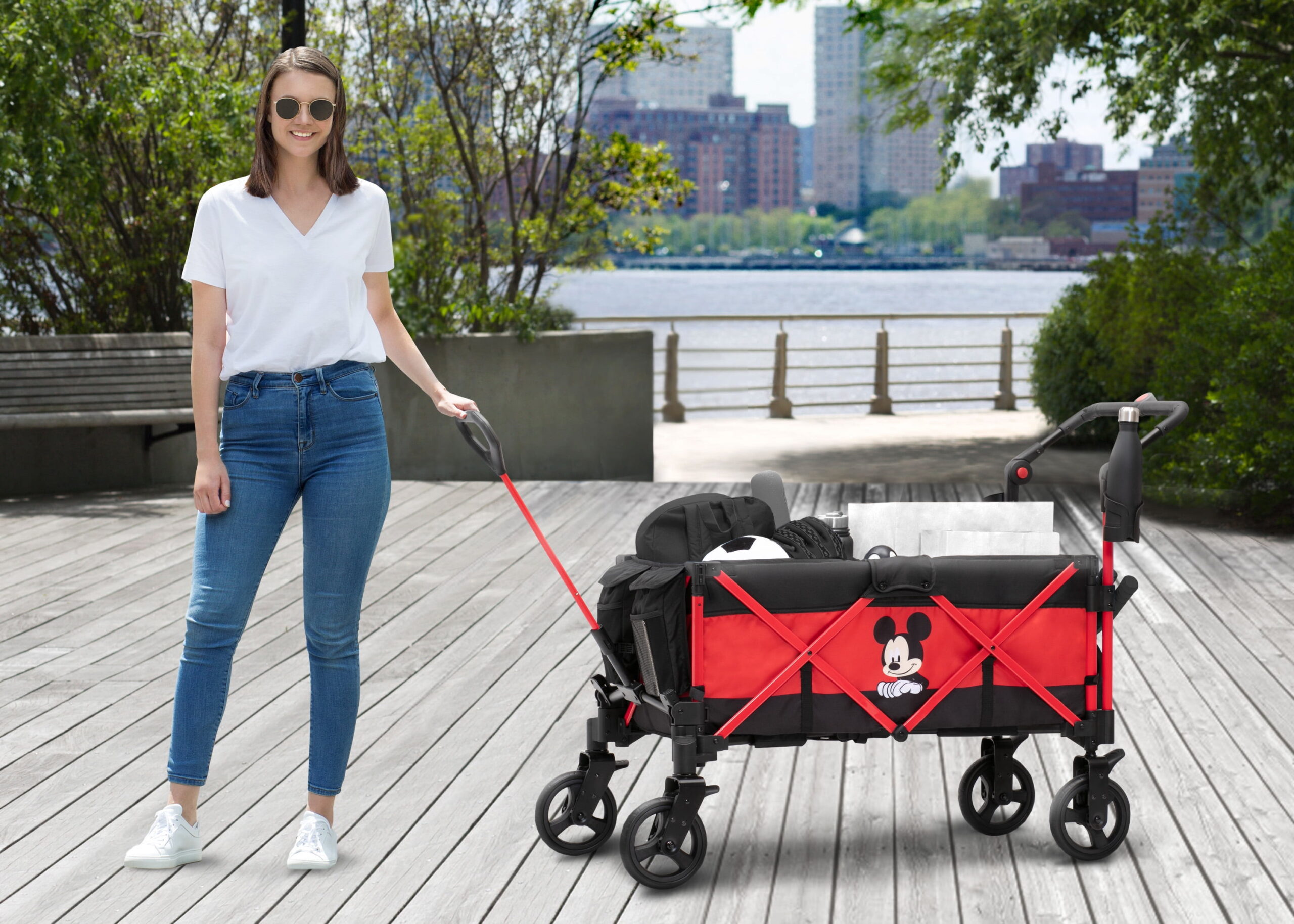 Disney Mickey Mouse Stroller Wagon by Delta Children - Image 3