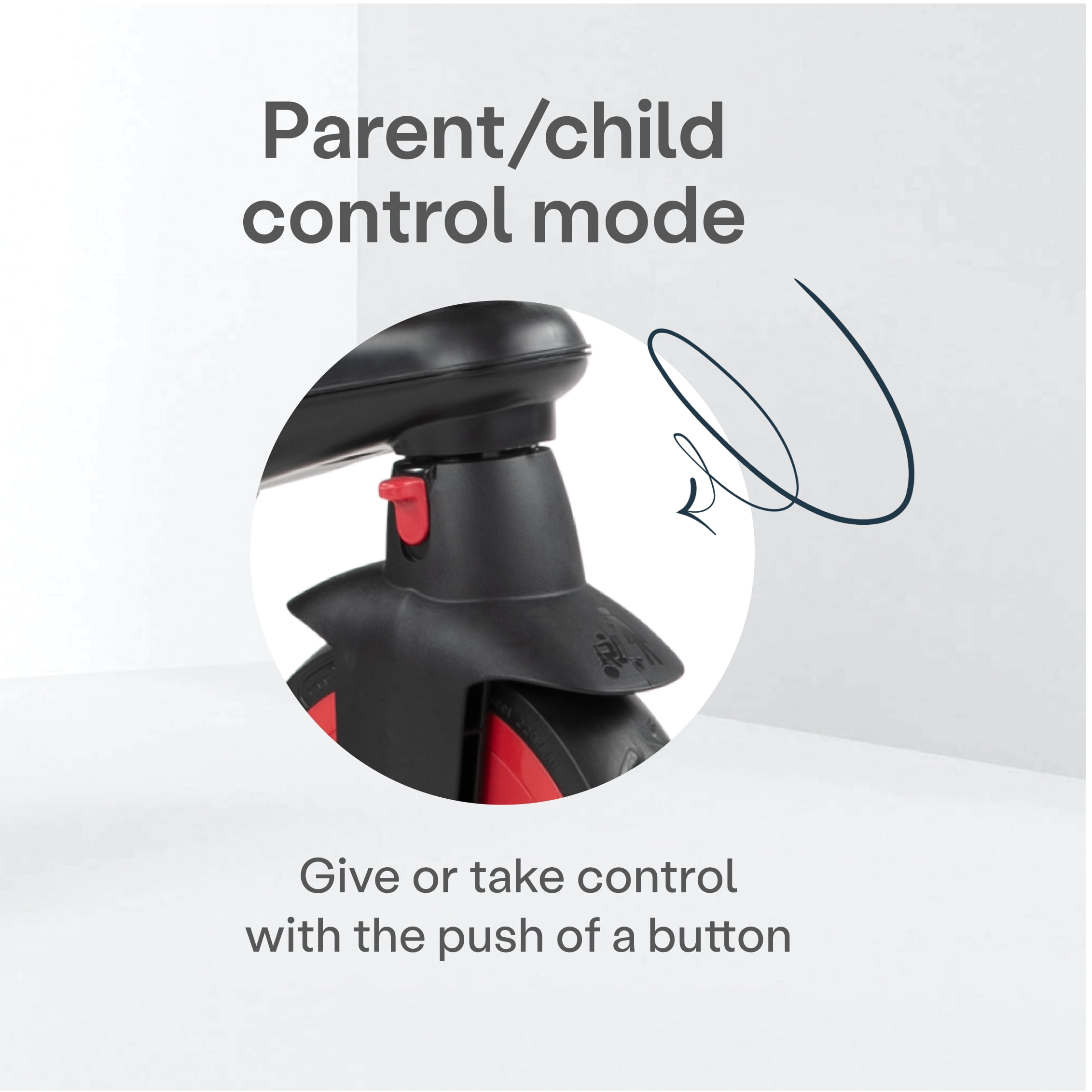 smarTrike STR7 6 in 1 Pushchair, Stroller, & Tricycle for 6-36 Months, Red - Image 5