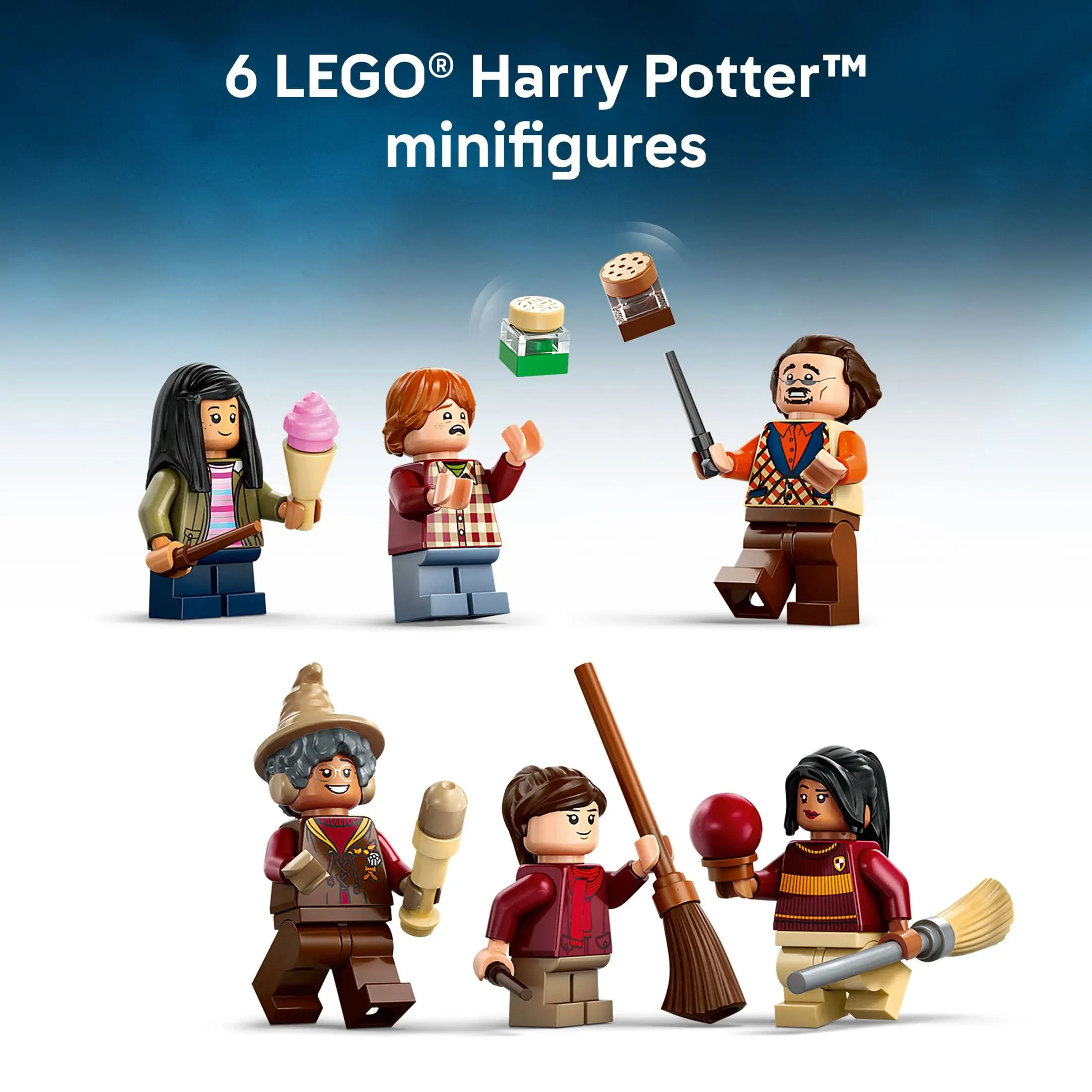 LEGO Harry Potter Quality Quidditch Supplies & Ice Cream Parlour - Kids Toy - Diagon Alley Building Set for Boys and Girls 8+ - Harry Potter Collectible - Gift Idea for Birthdays - 76452 - Image 6