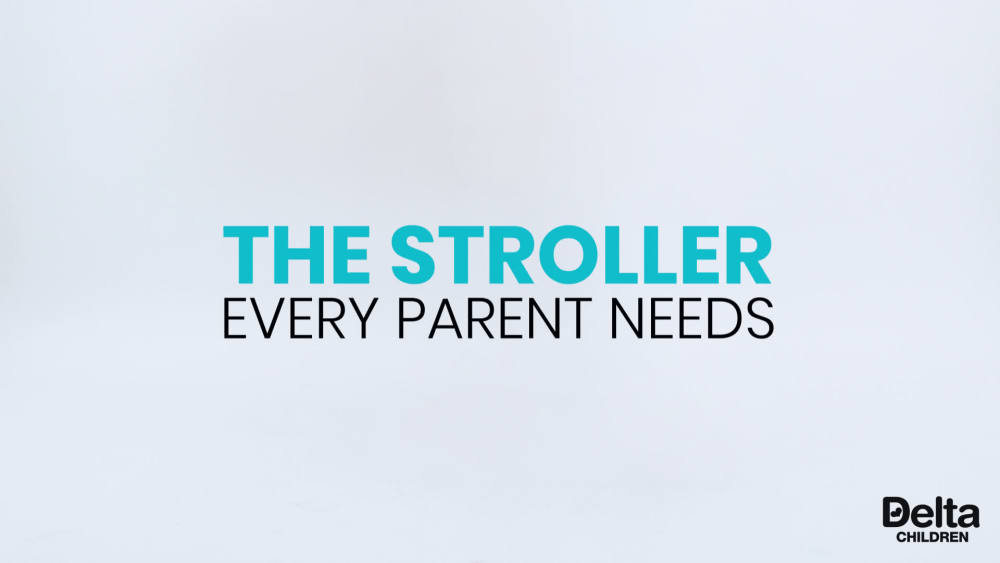 Delta Children The Clutch Lightweight Stroller, Black - Image 2