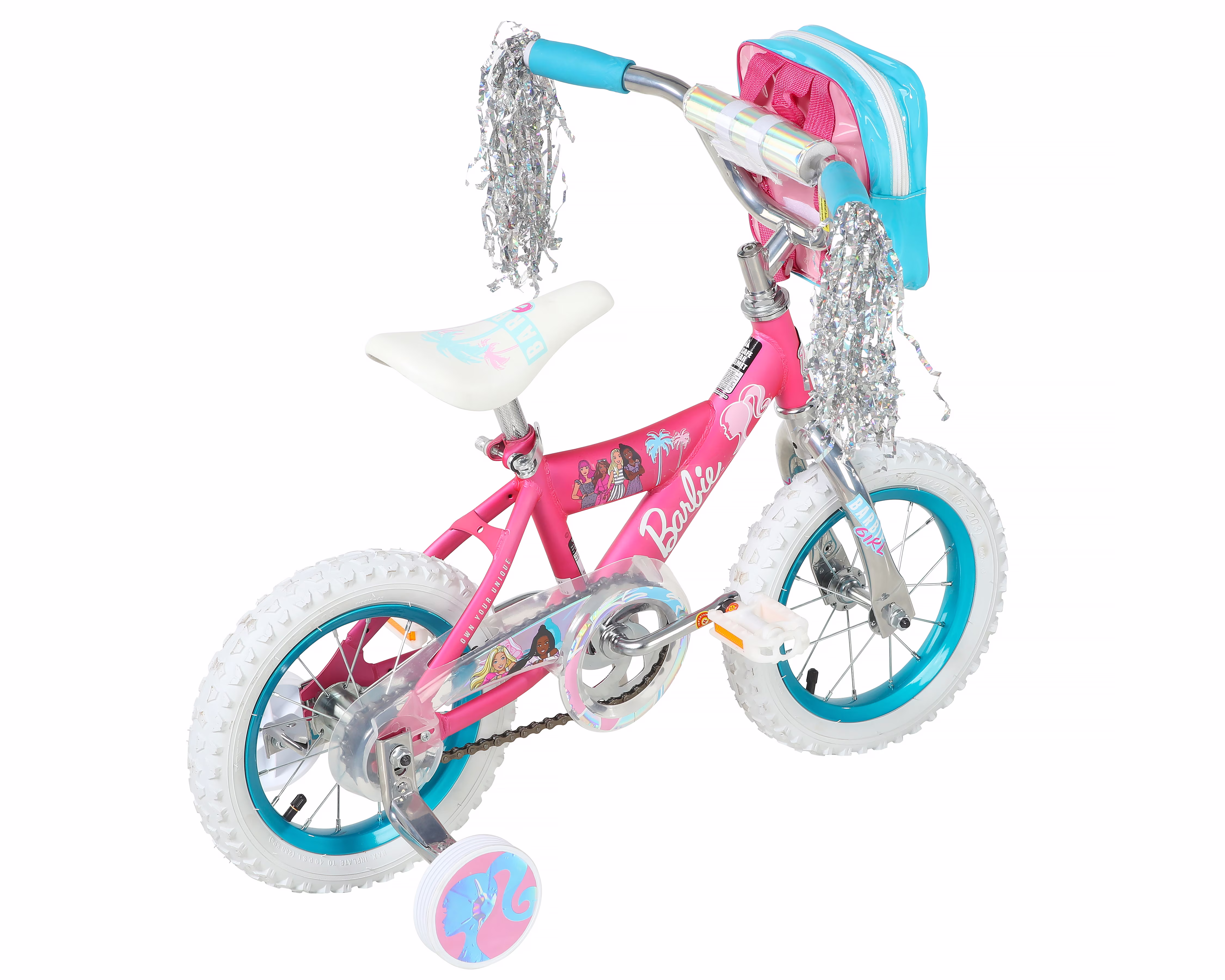 12" Dynacraft Barbie Girls BMX Bike, Kids Age 3-5 Years - Image 5